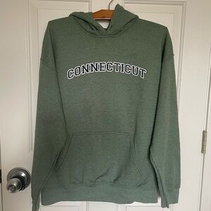 Gildan Green Connecticut Hoodie